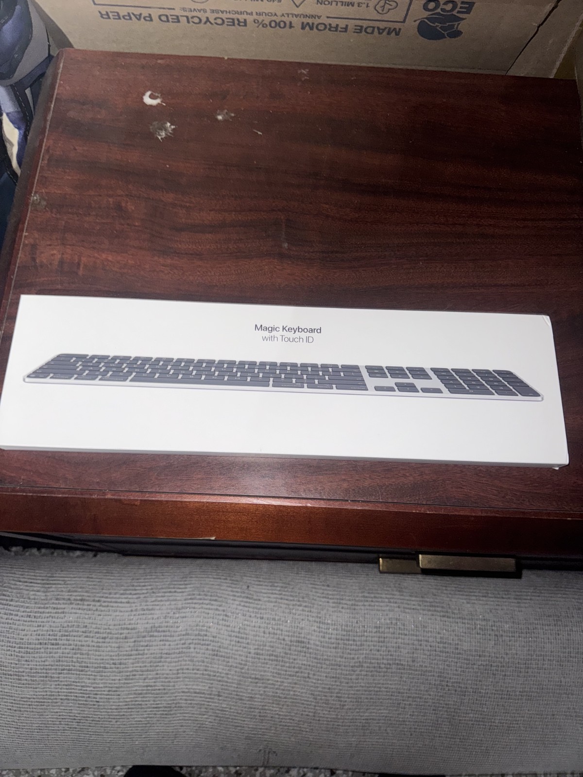 Apple Magic Keyboard w/ Touch ID & Numeric Keypad Black (A3119)-New