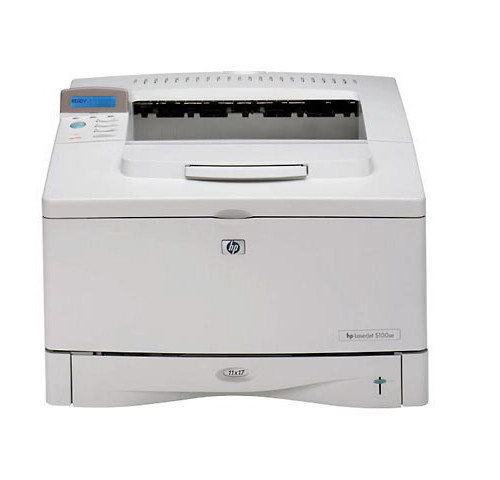 HP LaserJet 5100 11x17 Wide Format Laser Printer Jetdirect Card 55K Page Count