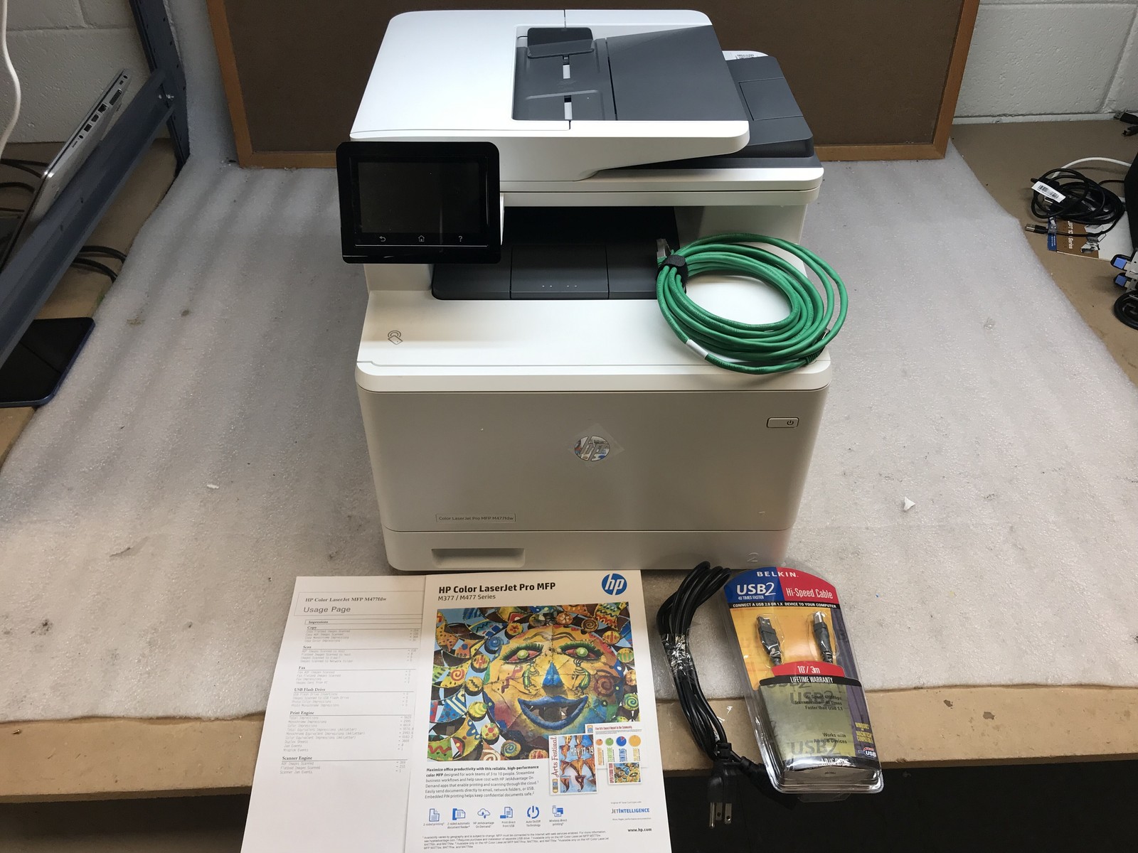 HP Color LaserJet Pro M477fdw All-in-One Color Printer 9,609 Pages Tested