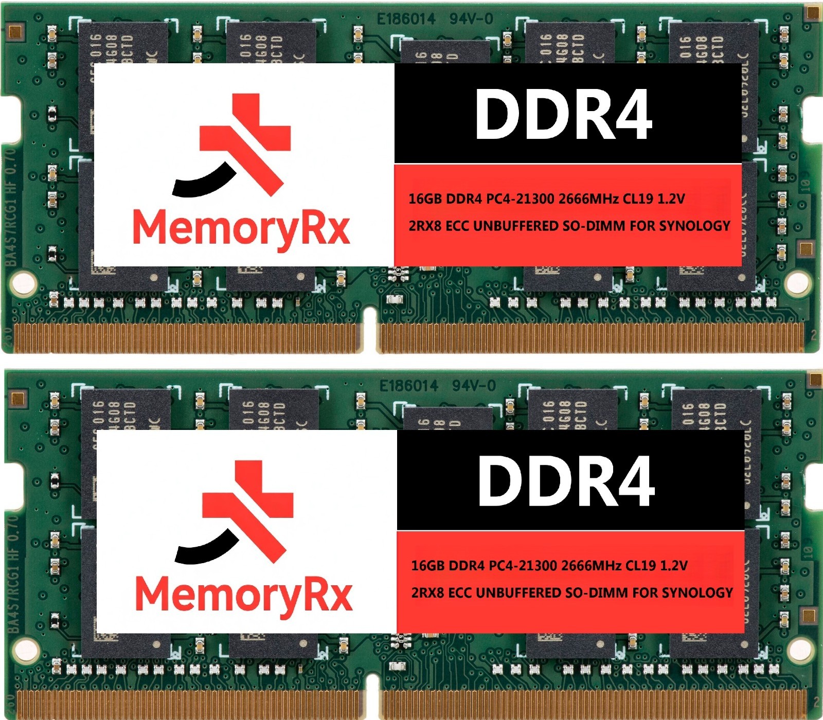 32GB (2X16GB) DDR4 2666 ECC SO-DIMM MEMORY  for Synology and QNAP  NAS Systems