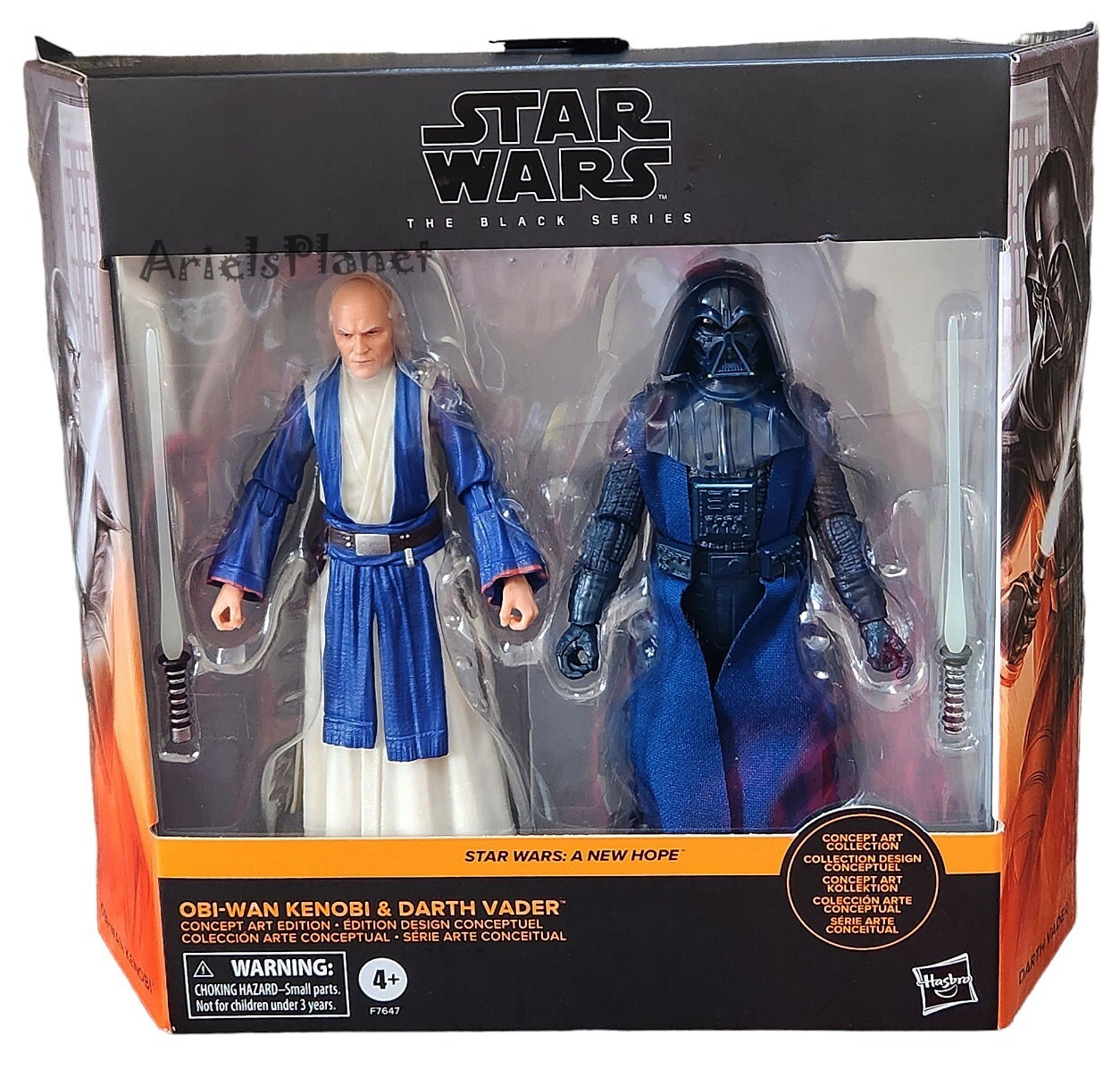 Disney Parks Star Wars The Black Series Obi-Wan Kenobi & Darth Vader Figurines