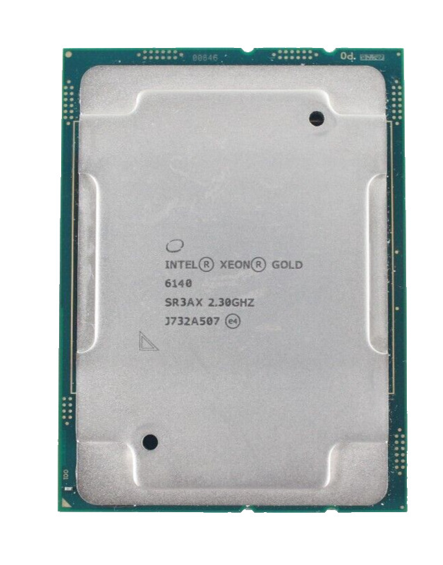 Pair of Intel Xeon Gold 6140 18 Core Server CPU @ 2.30GHz LGA3647 SR3AX (CI)