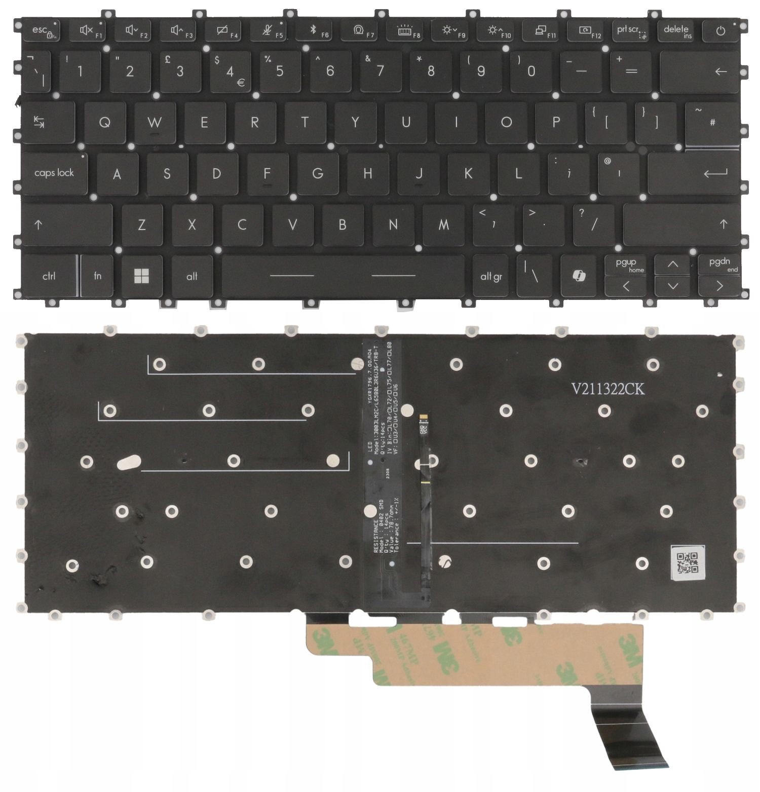 Original UK KEYBOARD FOR MSI Stealth 14Studio A13UDX A13VE A13VF A13VG MS-14K1