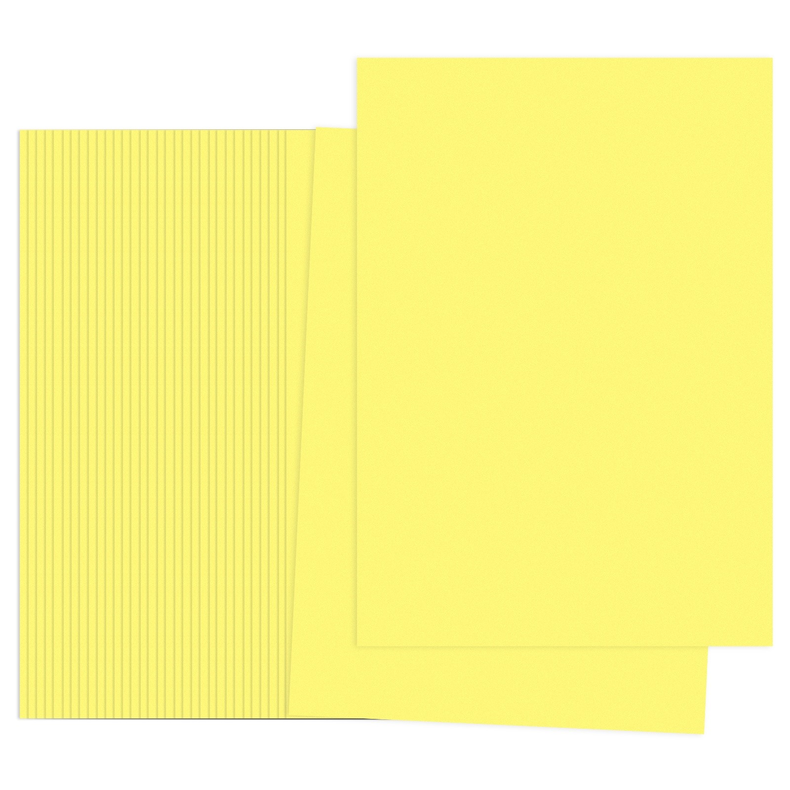 Bright Yellow Color Copy Paper, 100 Sheets 11.7x8.3" A4 70gsm