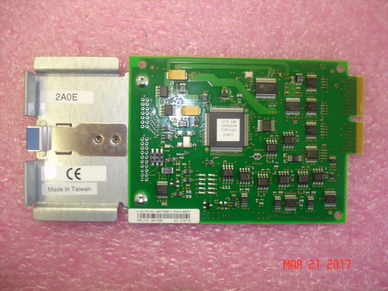 46K7566 46K7565 IBM THERMAL PWR MNGMT CARD W/TRAY FOR 8204-E8A SERVER 44V3331 