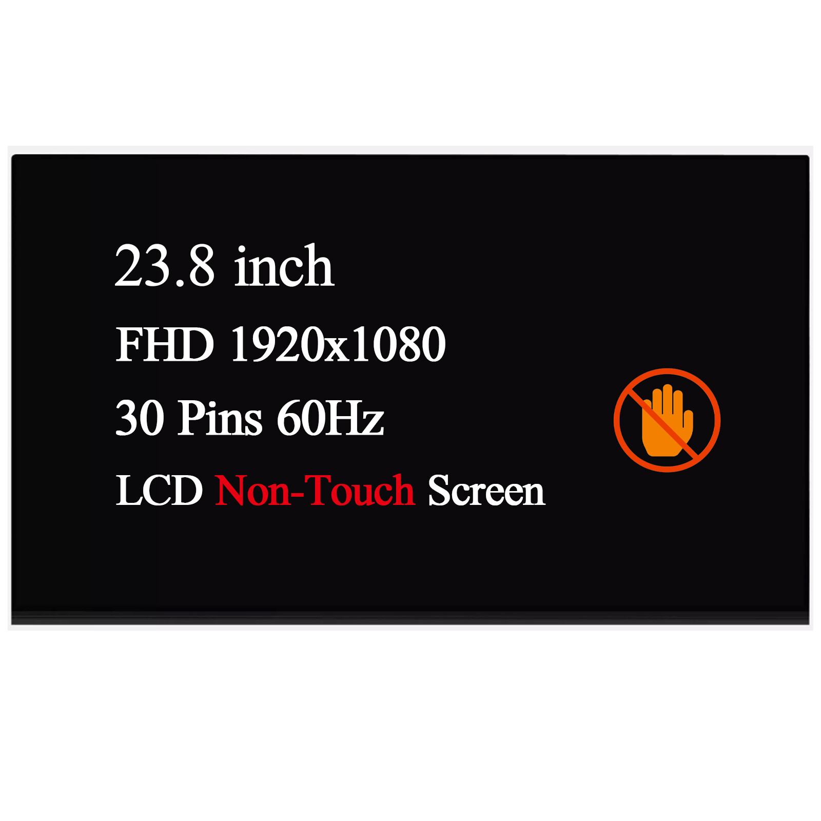 23.8" for HP LTM238HL02 LCD Non-Touch Screen Replacement Display Panel FHD 1080P