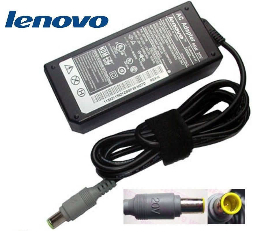 Original Lenovo ThinkPad 65W Charger Adapter Power Cord Supply Cable OEM Laptop