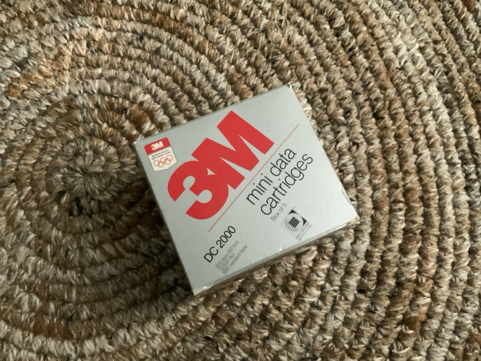 3M DC 2000 40MB 205' Mini Data Cartridge Tape 5 New Tapes
