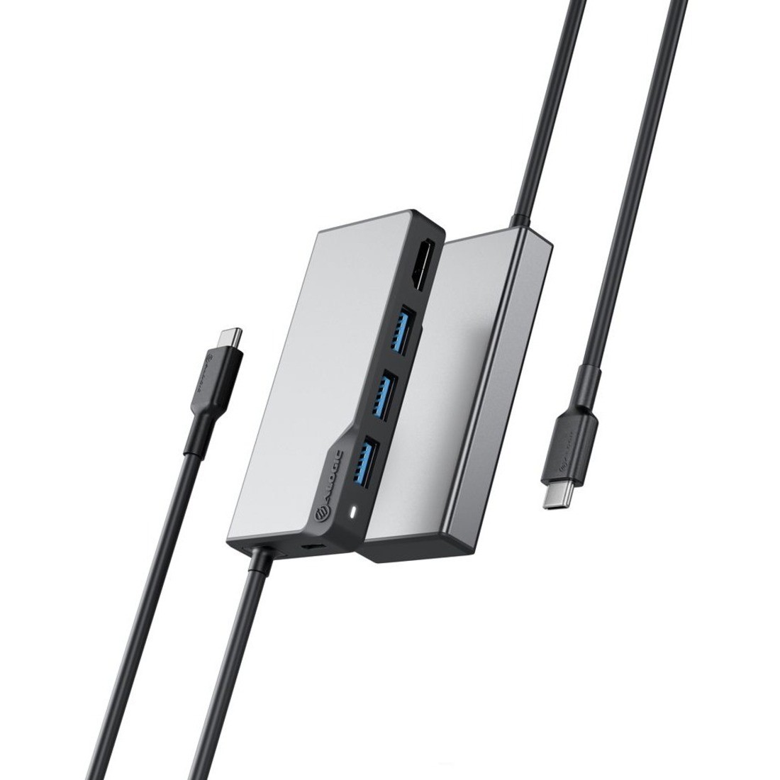 Alogic UCFUHDV2SGR USB-C 5-in-1 Hub HDMI 4K 100W PD Space Grey