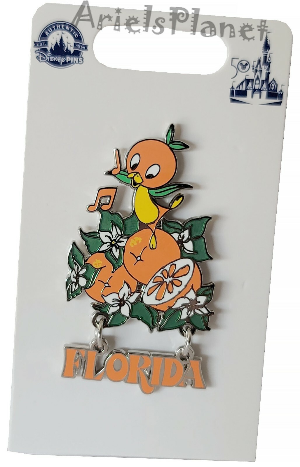 Disney Parks 50th Anniversary Vault Collection ORANGE BIRD Florida Pin