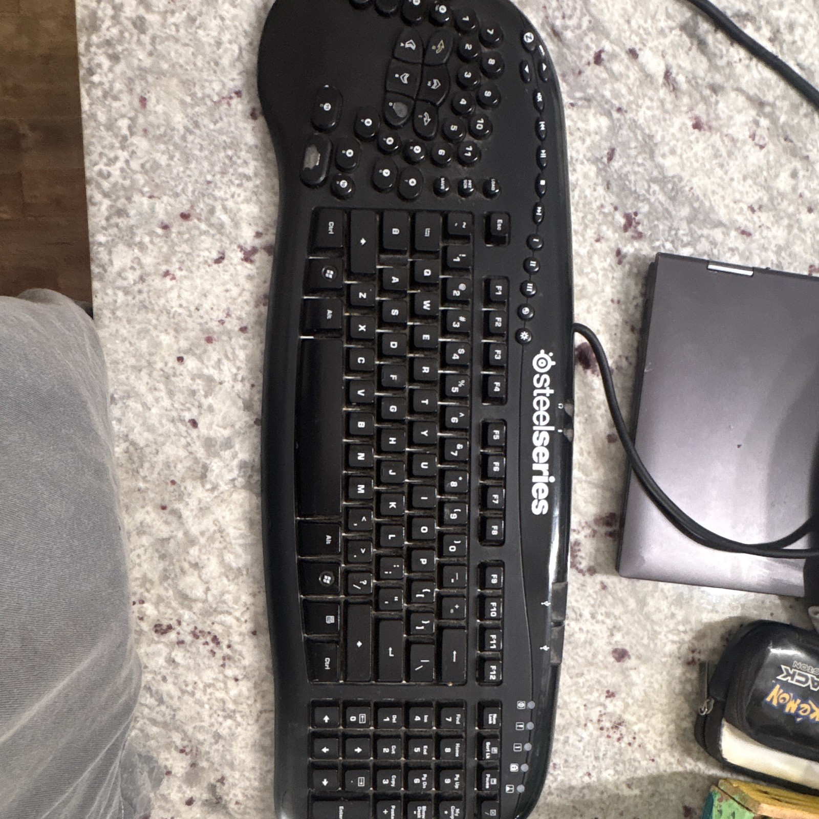 SteelSeries KUH0702 Professional Stealth Merc Gaming USB Wired Keyboard