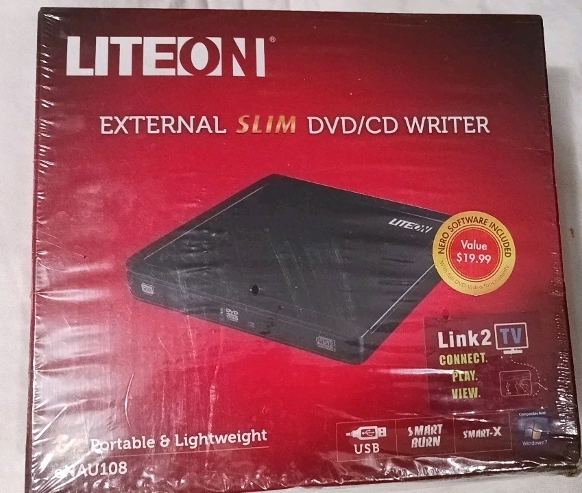 Lite-On EBAU108 External DVD-Writer - Black
