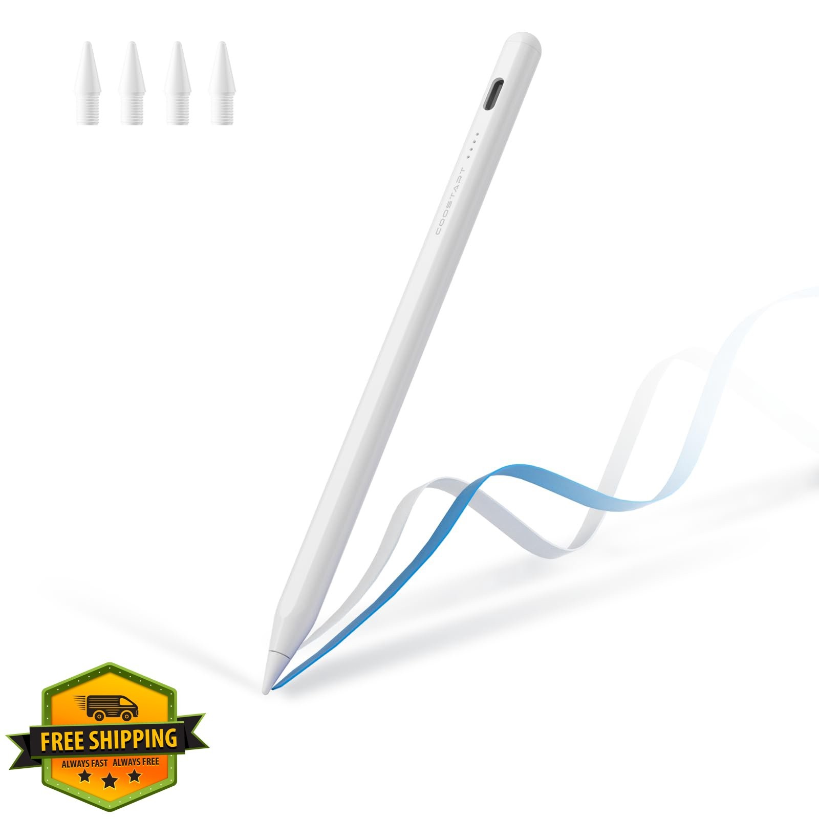 COOSTART iPad Stylus Pen White