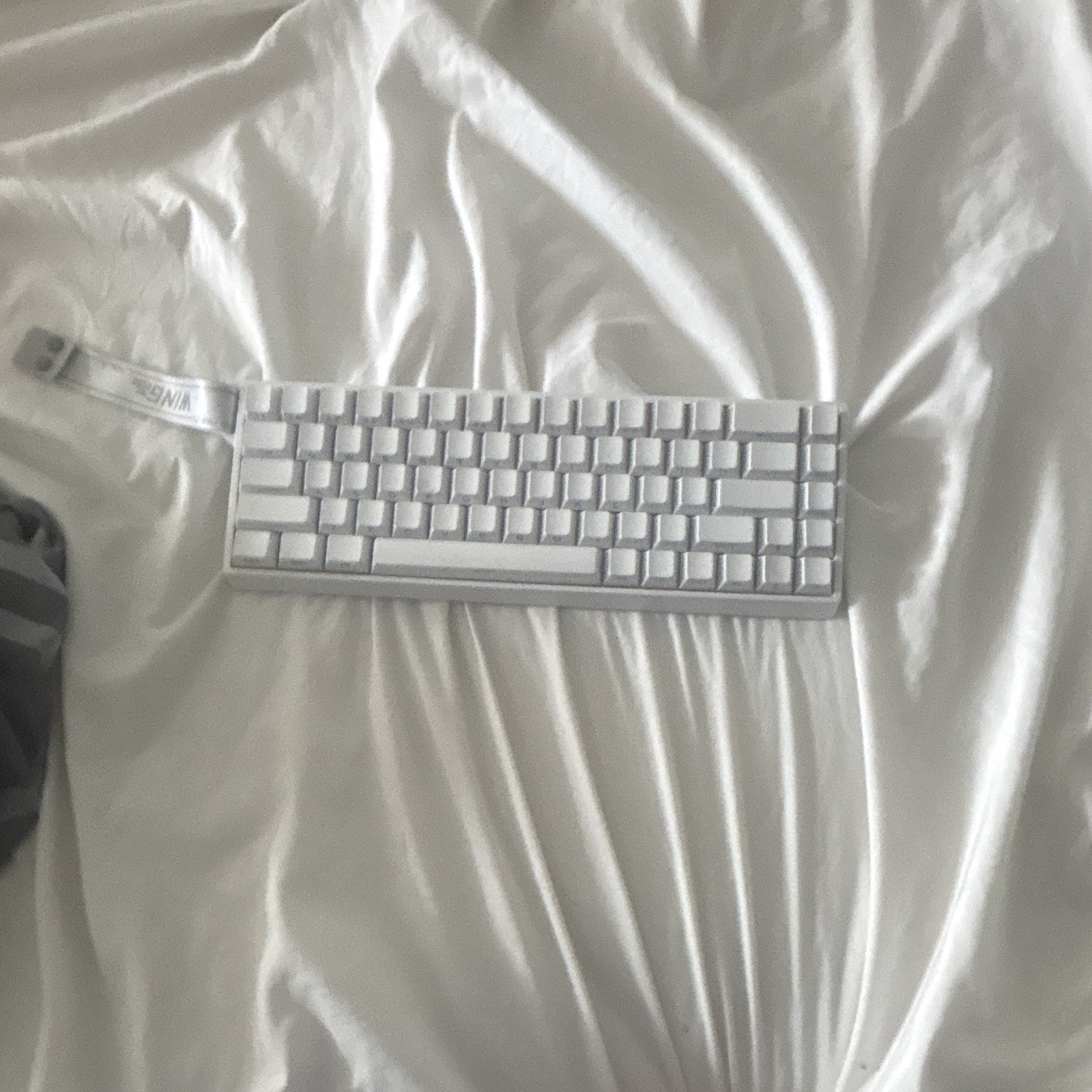 White Compact Mechanical Computer Keyboard