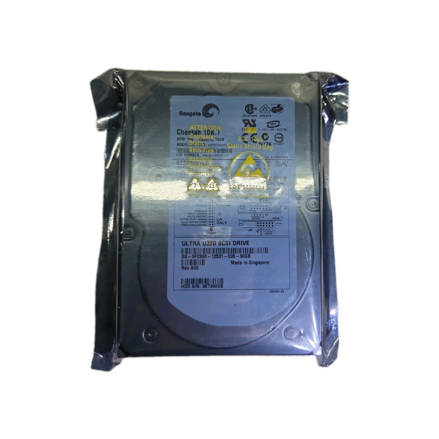 Seagate Cheetah 10K.7 73GB Internal 10000RPM 3.5" (ST373207LC) HDD