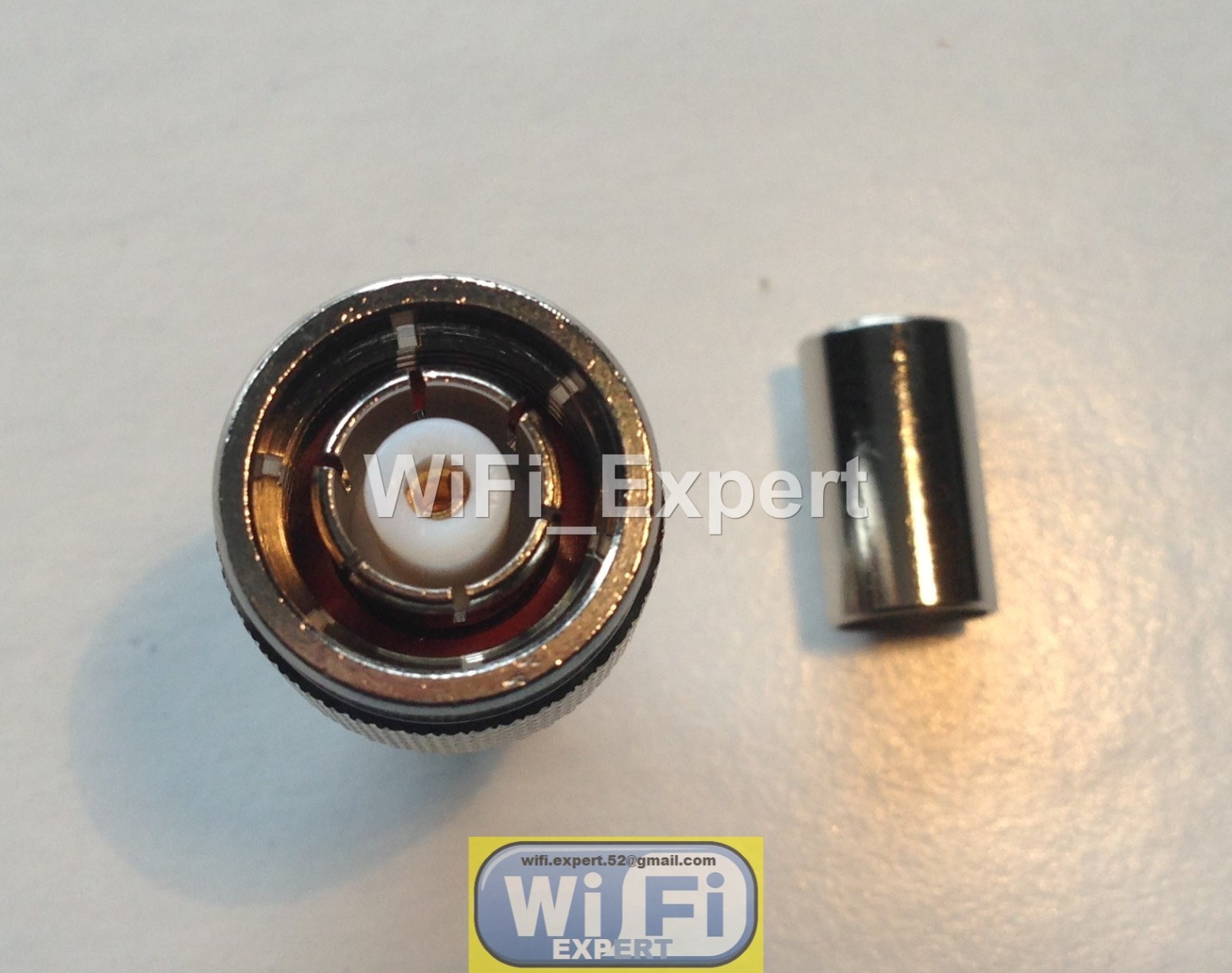 RP-TNC Male Plug Crimp for Belden 9258 LMR240 RG-8X RG8X RF Cable Connector USA