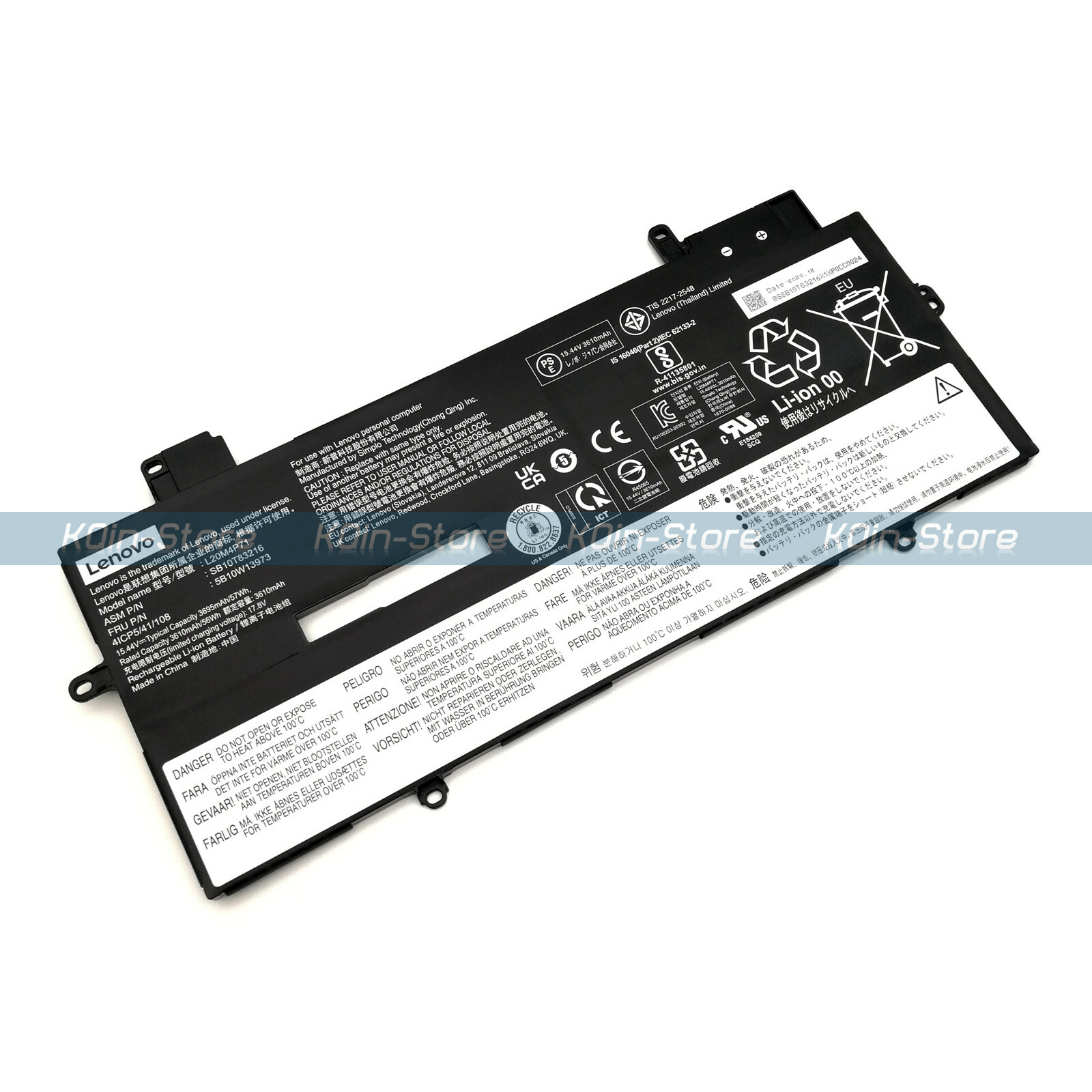 Genuine L20D4P71 L20M4P71 Battery for Lenovo ThinkPad X1 Yoga 6th 7th 8th Gen