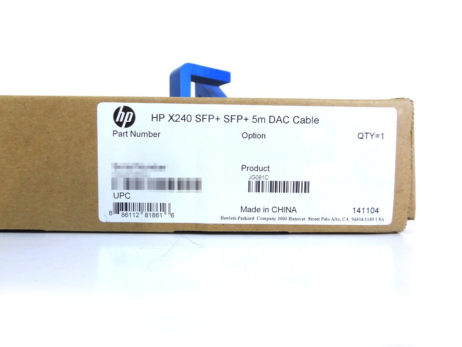 HP JG081C X240 10G SFP+ 5M DAC CABLE - JG081B, JG081-6110​1, JG081-61301, JG081-