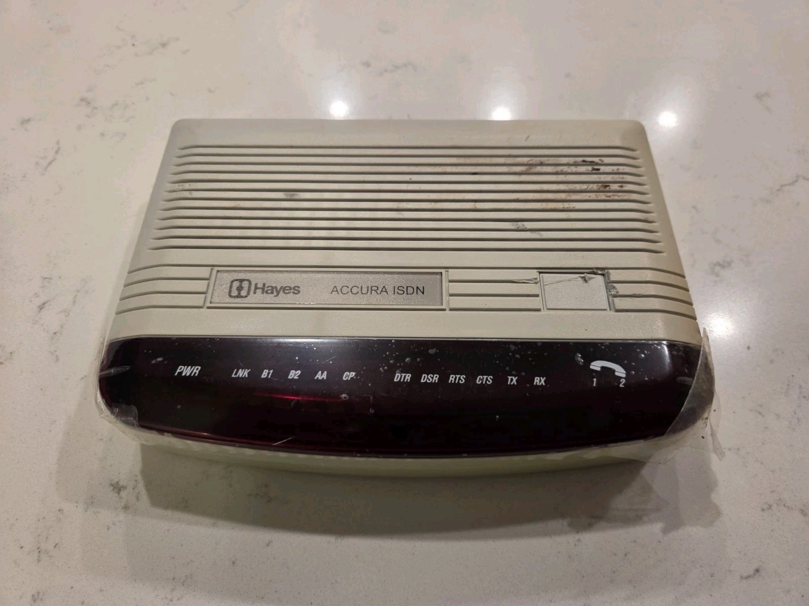 Vintage 1996 Hayes ACCURA ISDN Terminal Adapter Modem XZ00US - Unused (Read)