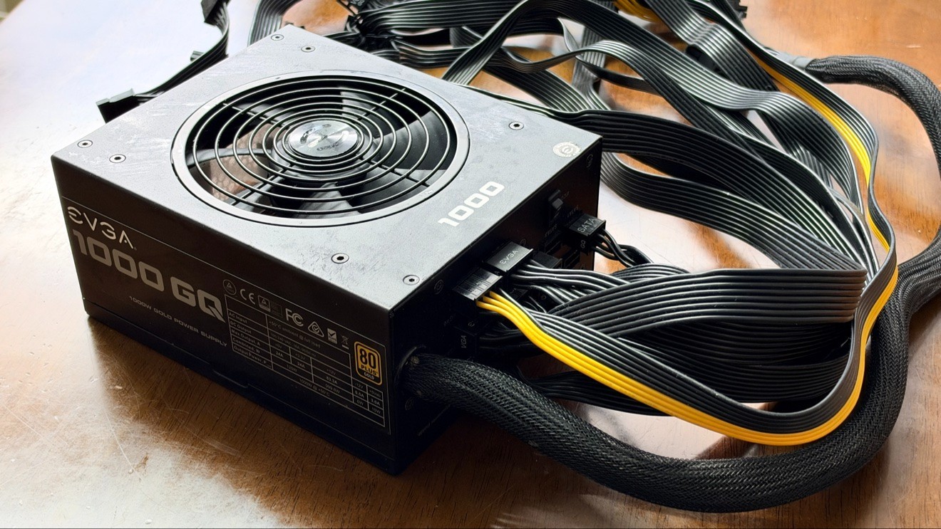 EVGA 1000 GQ 1000W 80+ Gold Semi-Modular ATX PSU Tested Working w/ Cables
