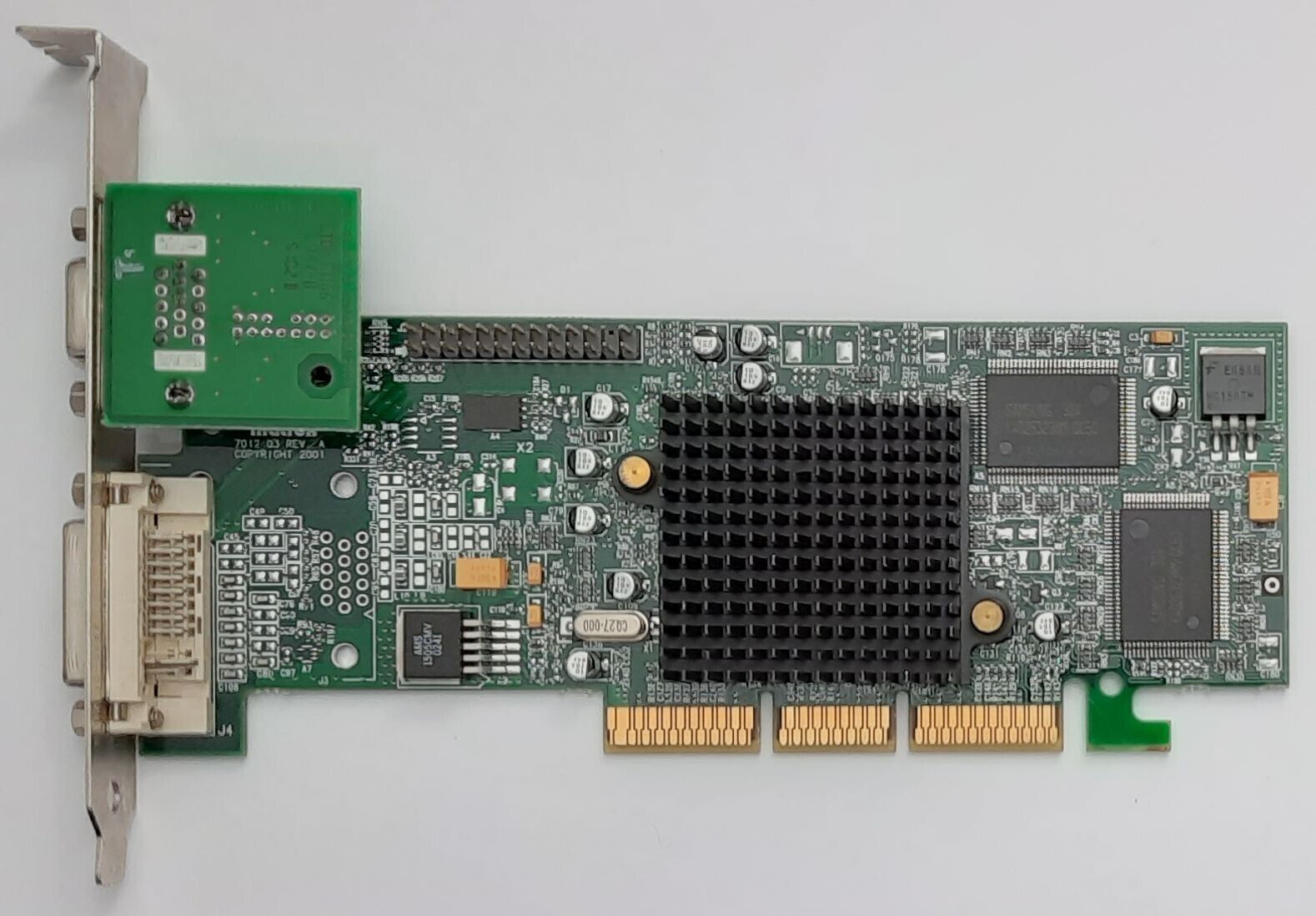 Matrox Millennium G550 AGP Graphics Card (G55+MDHA32DB, 32MB, Retro, 2001)