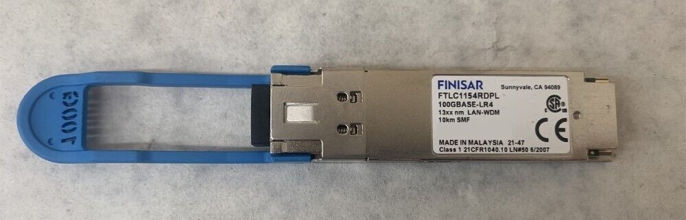 Finisar FTLC1154RDPL 103.1GBps 100GBASE-LR4 Plug-in 10km Transceiver Module