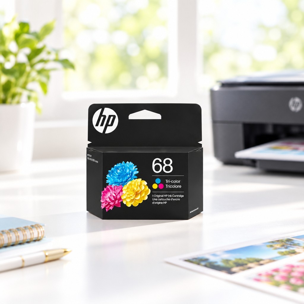 HP 68 Tri Color Original Ink Cartridge  exp 2027