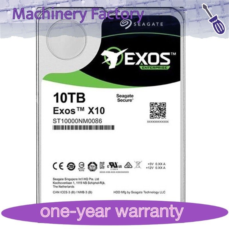 1PCS Seagate Hard Drive ST10000NM0086 7200RPM 10TB SATA 3.5" Internal Desktop D