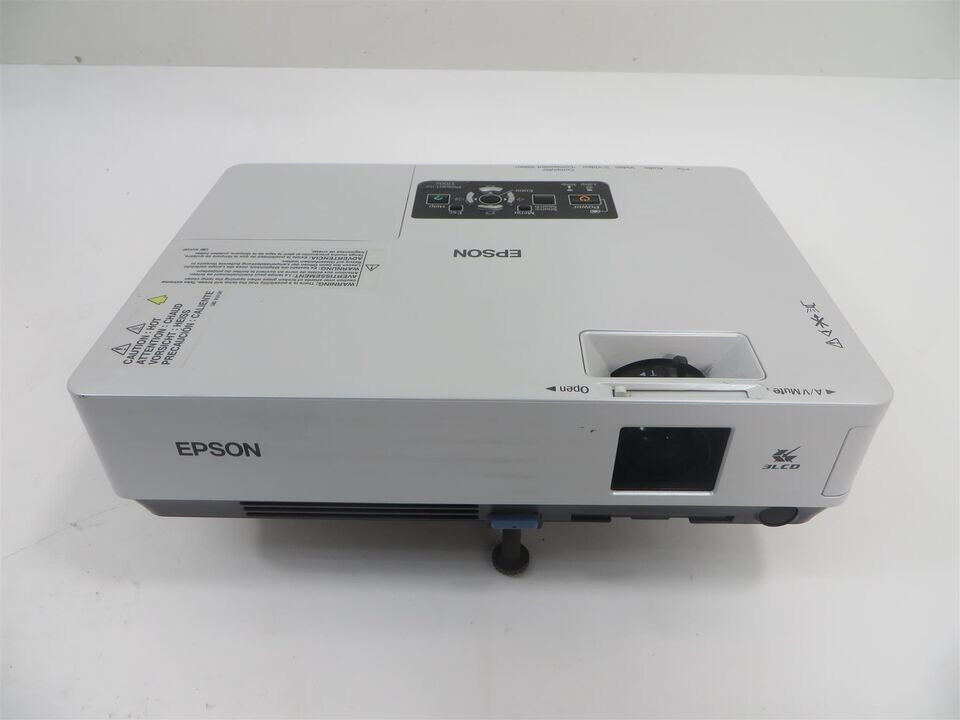Epson PowerLite 1710c Home Cinema Projector w/cords manual remote SHIPS SAME DAY
