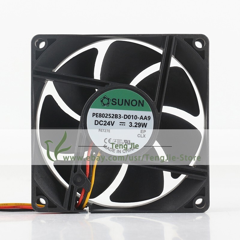 PE80252B3-D010-AA9 DC24V 3.29W 8025 80x80x25mm 3wire Original Axial Cooling Fan