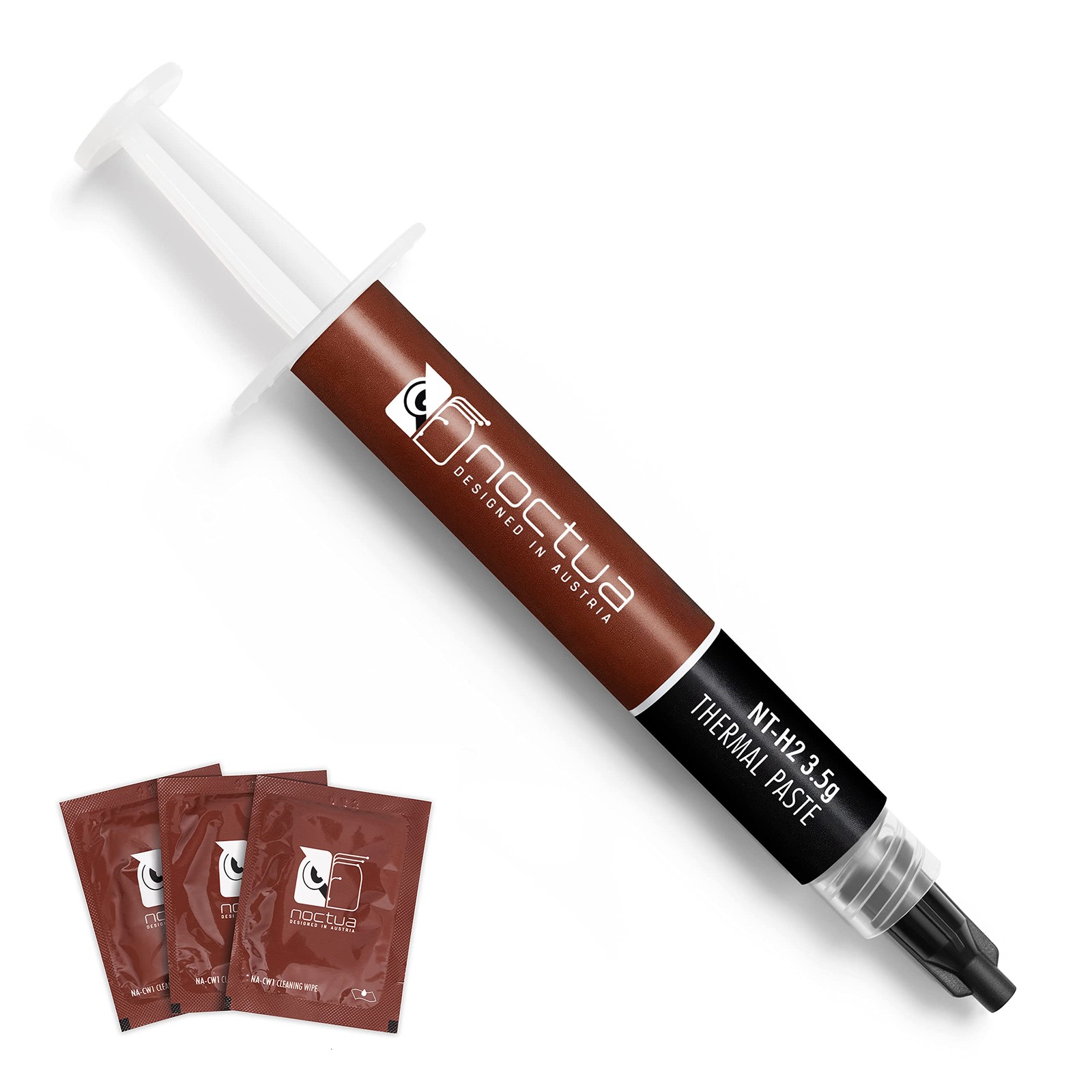 NT-H2 3.5g, High-Performance Thermal Paste and 3 Cleaning Wipes