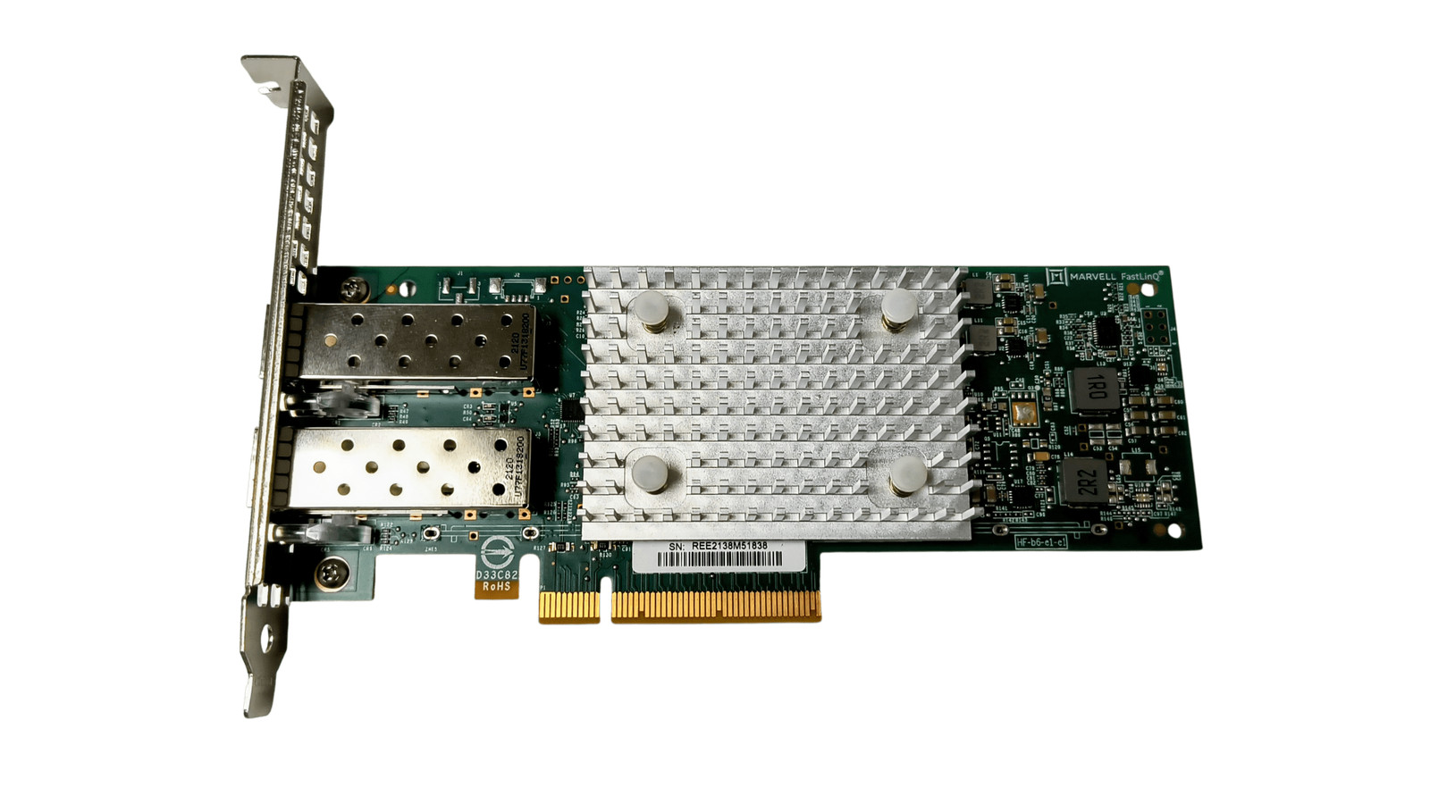 Dell 51GRM QLogic QL41262HFCU-DE Dual Port 25GB Network Card Full Height No SFPs
