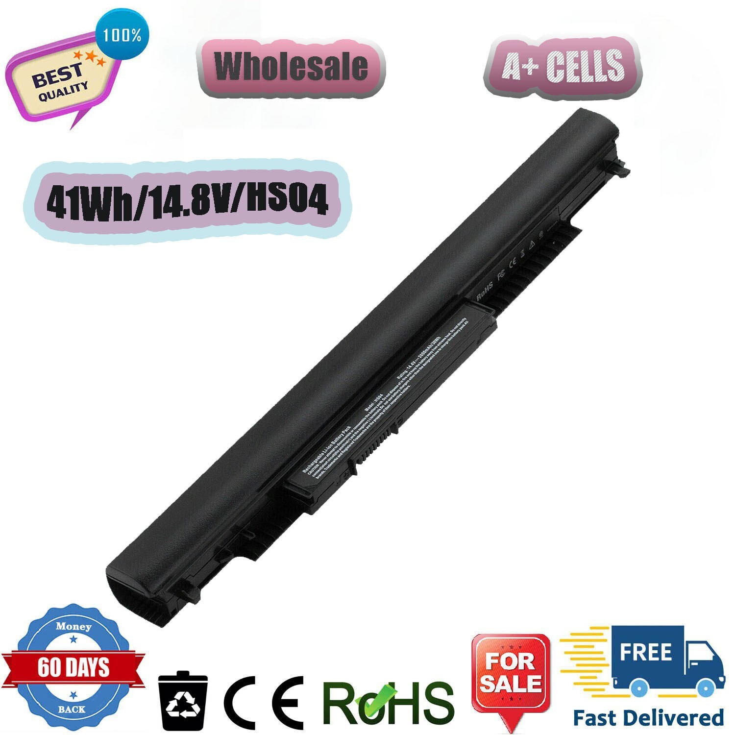New Battery For HP 17-X116DX 17-X121DX 15-AY103DX 17-X114DX 17-X115DX 15-AY009DX