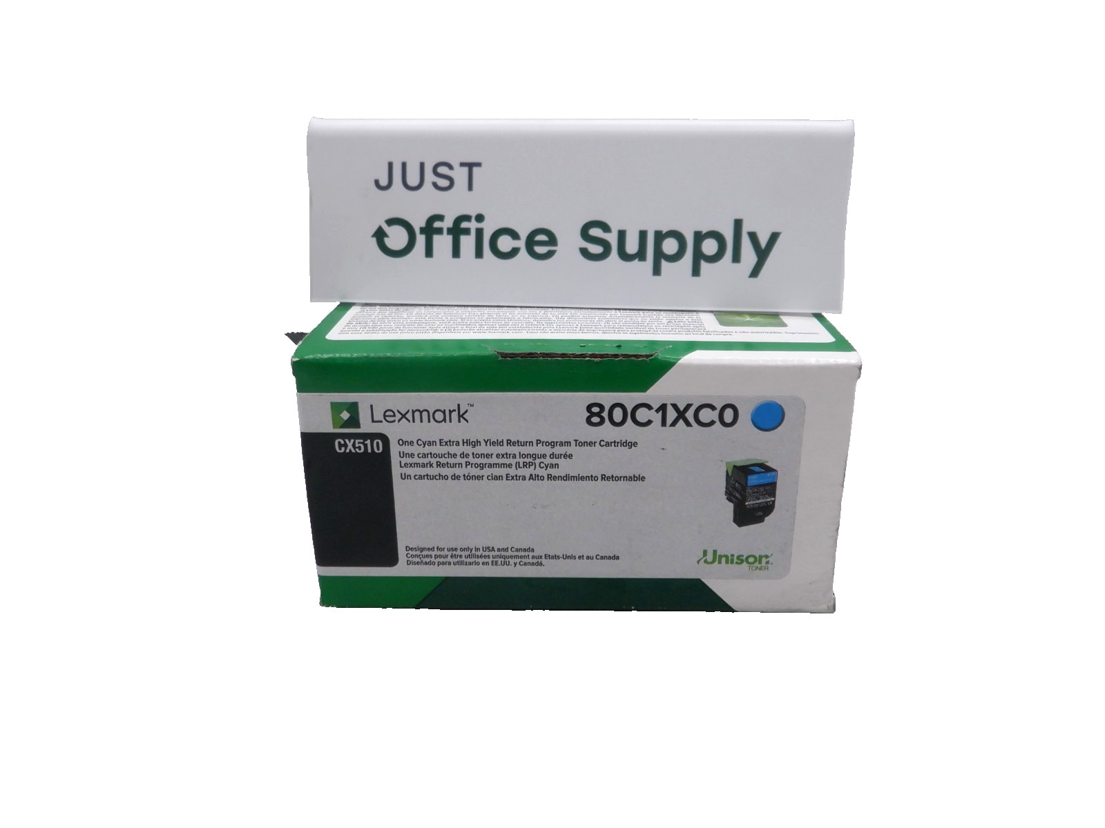 Genuine Lexmark 80C1XC0 Cyan Extra High Yield Return Program Toner Cartridge
