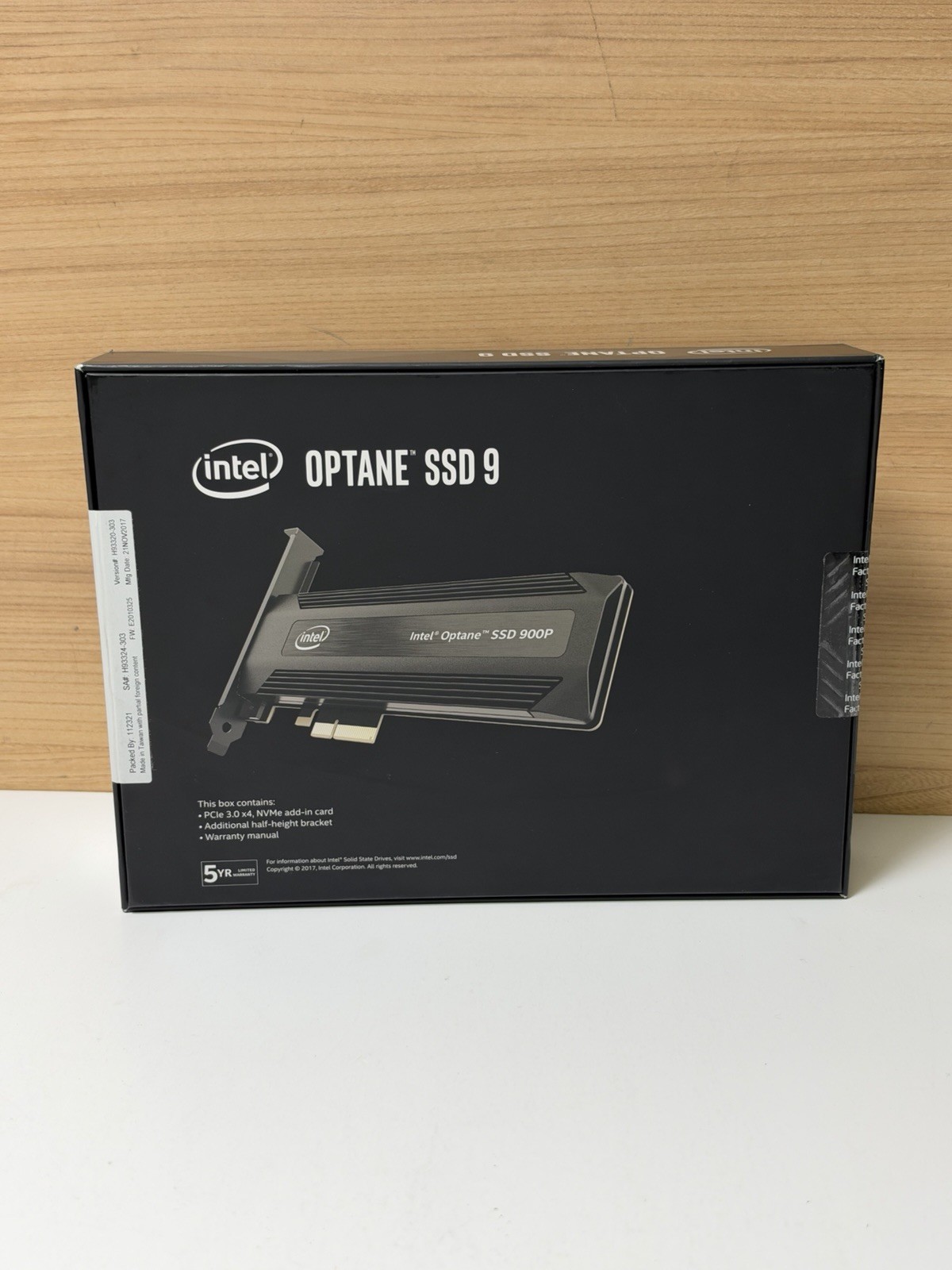 INTEL OPTANE SSD9 900P  Series 480GB SSDPED1D480GAX1