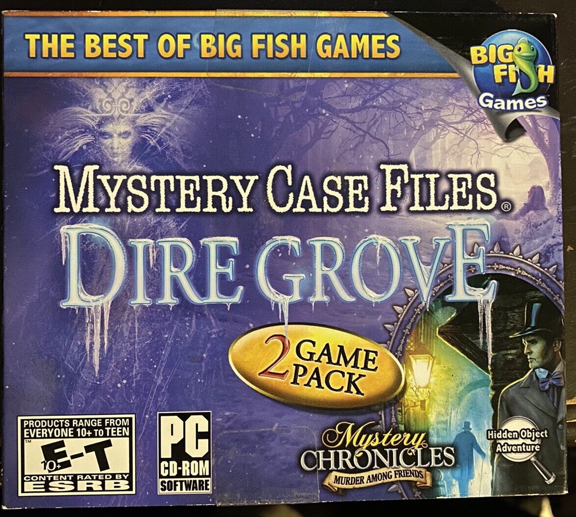 Mystery Case Files 2-Pack Dire Grove and Mystery Chronicles Video Computer Game