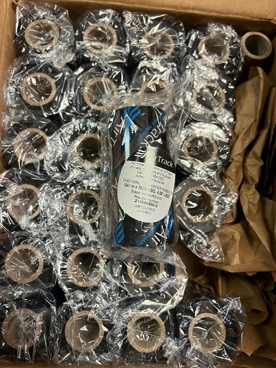 Box of 24 - AirTrack Performance Thermal Transfer Ribbon 4.09"x502'