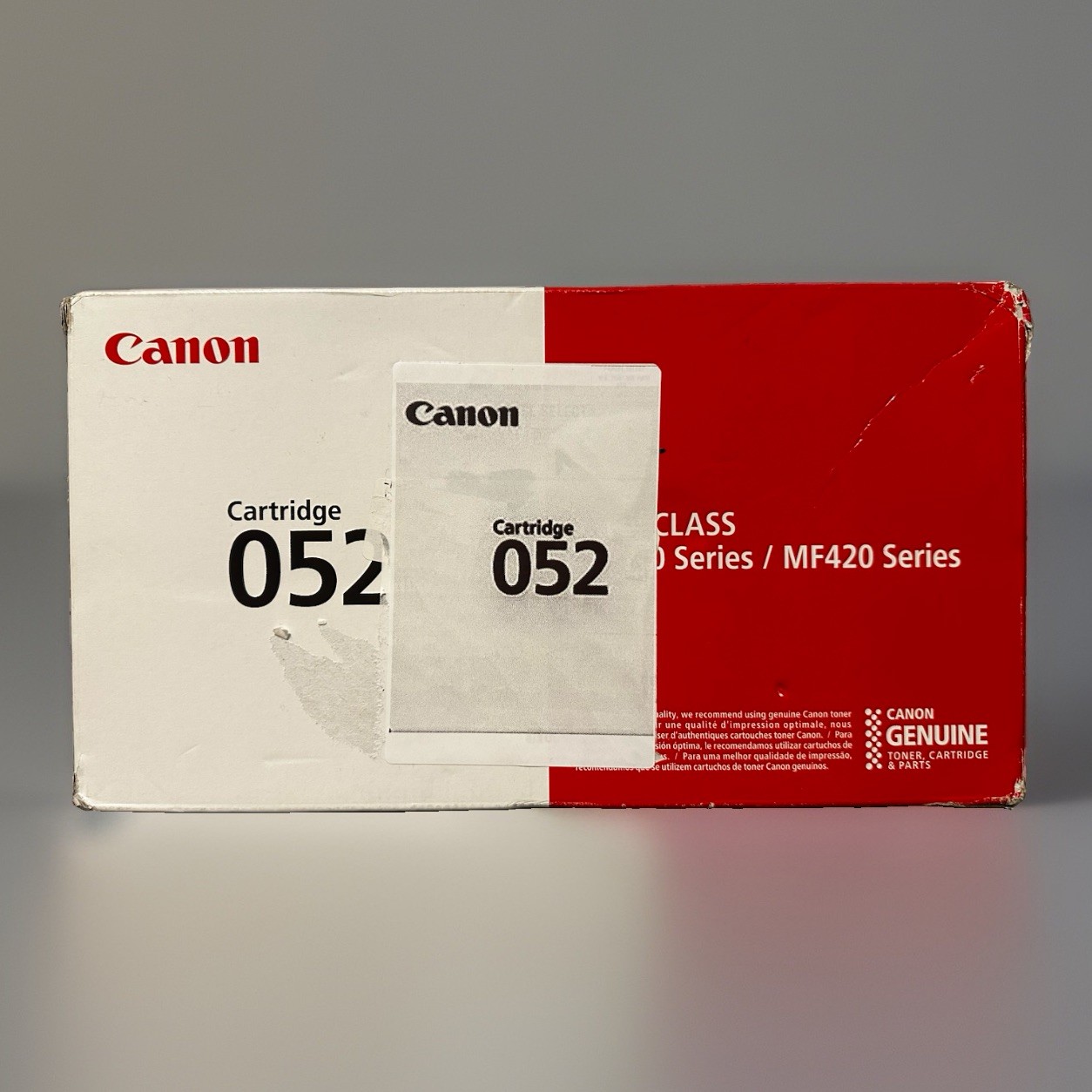 Canon 052 Genuine OEM Black Toner Cartridge 2199C001, Standard Yield, New
