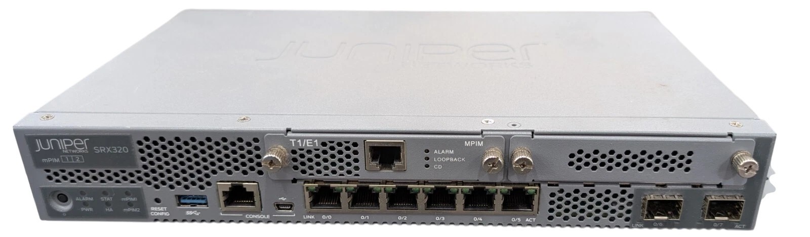 U83690 Juniper SRX320 8Port Security Services Gateway Appliance G2U