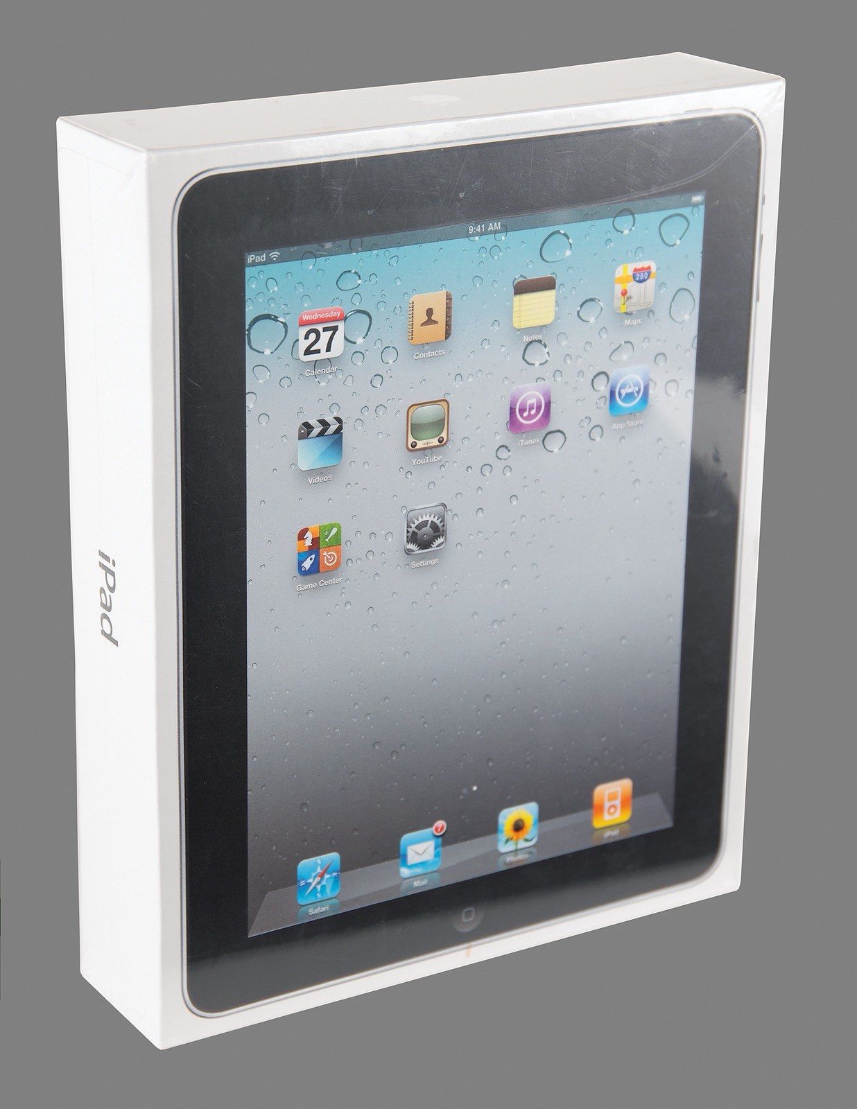 Apple iPad 1st Gen A1337 64GB Wi-Fi 3G COMPLETE. PartlyPowersOn.  Bundle. READ