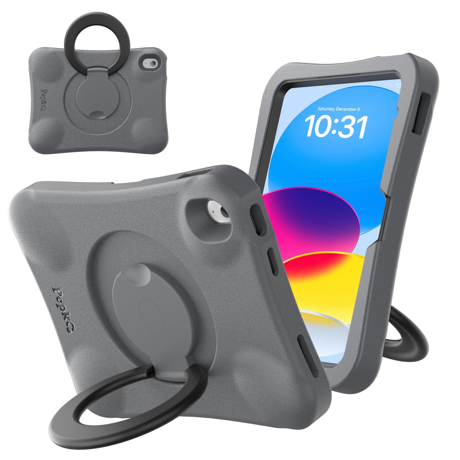 Kids Case for iPad (A16) 11th/10th Gen, Heavy Duty Shockproof Cover