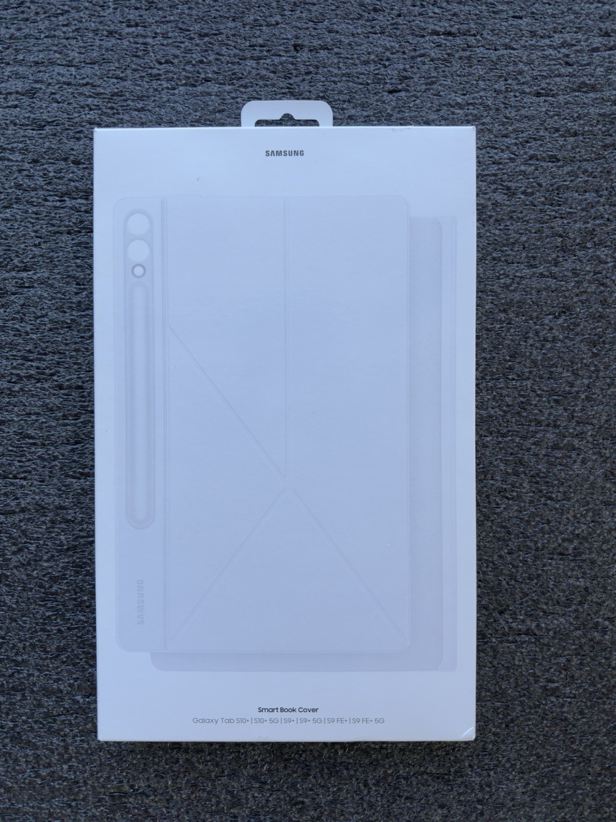 Samsung Smart Book Cover for Galaxy Tab (S10+/S9+/S9 FE+) - White  EF-BX810