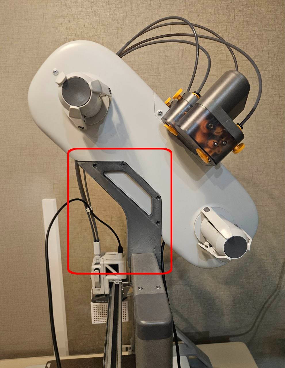 Bambu Lab A1 90º Top Mount for AMS Lite - GRAY