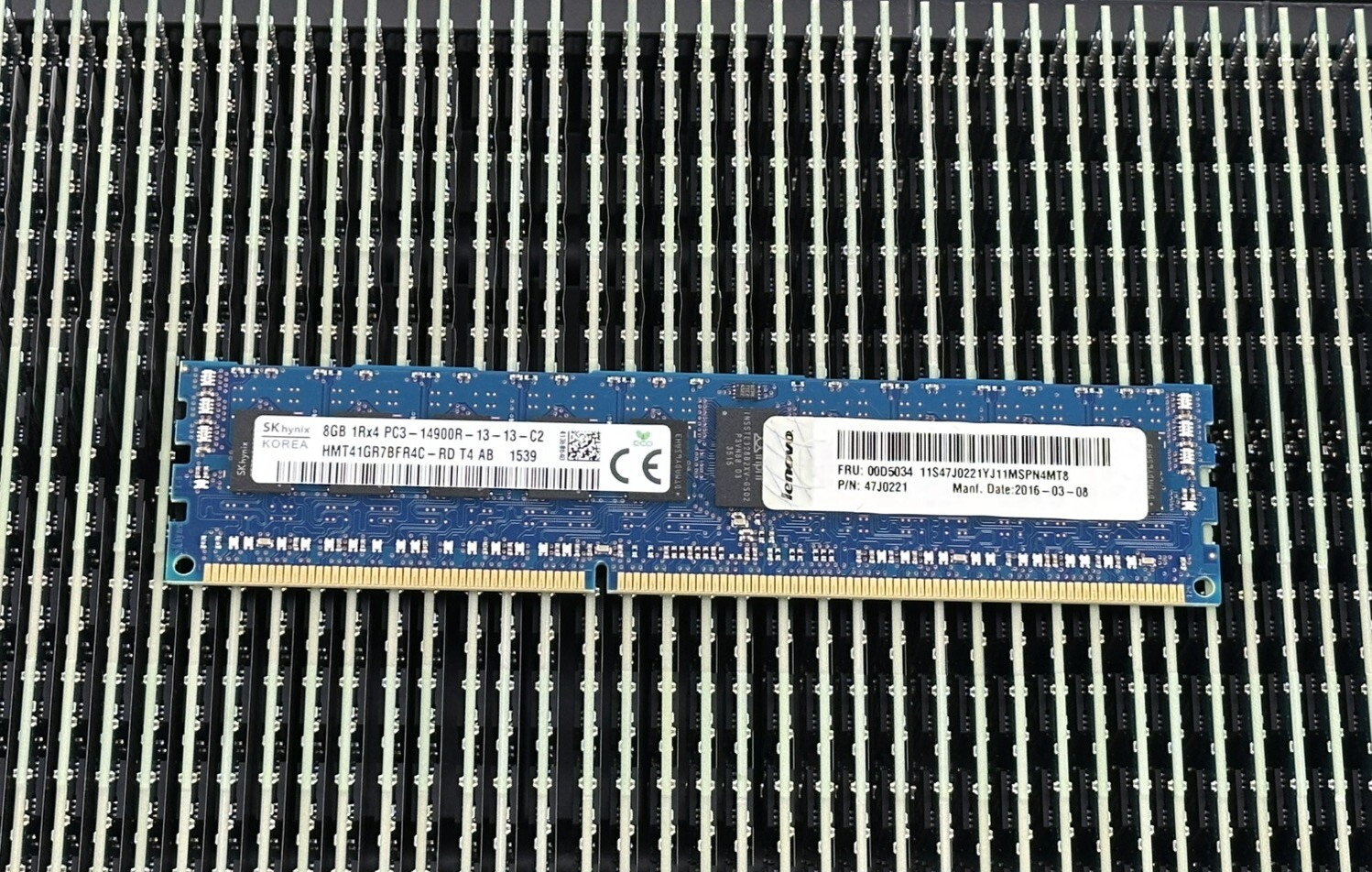 32GB Lot of 4x 8GB 1Rx4 PC3-14900R RDIMM ECC RAM Memory Server IBM Lenovo Hynix