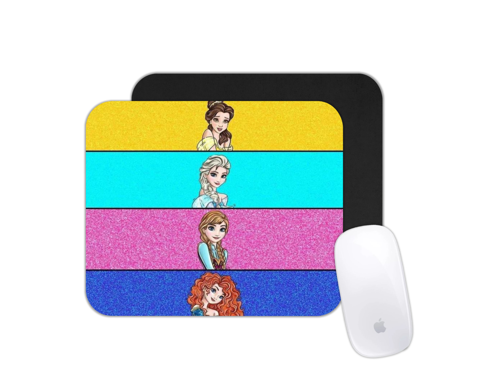 Princesses Mouse Pad | Magical Princess Desk Mat Gift for Fairy Tale Love