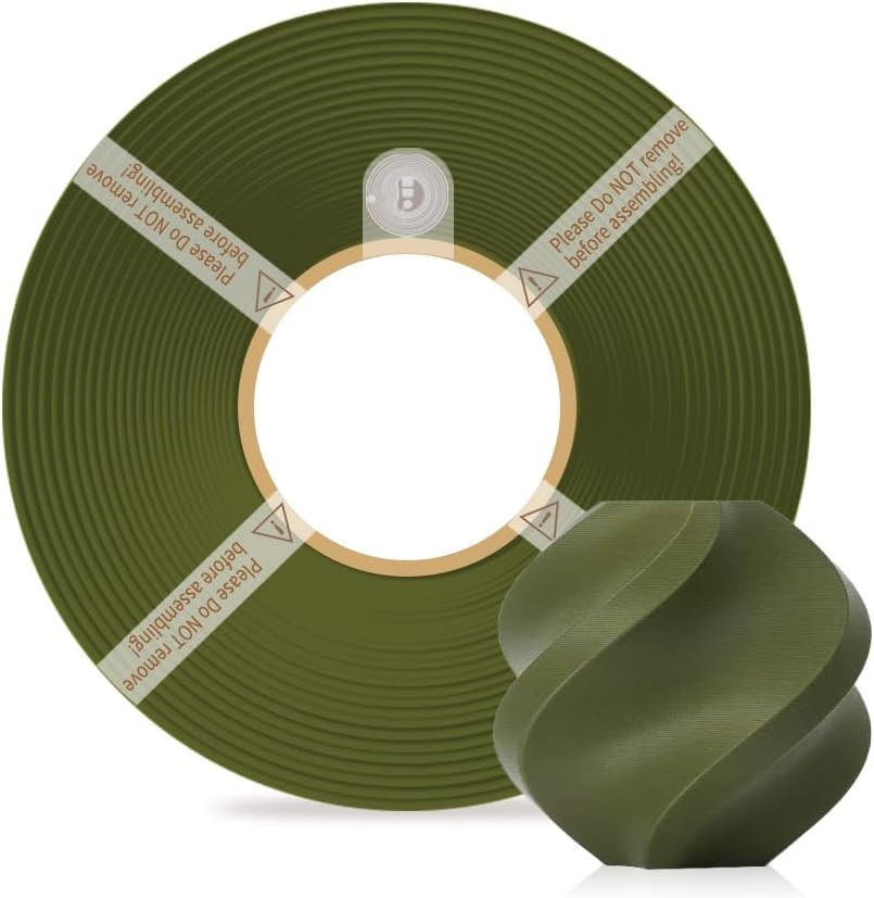 Bamboo 1.75MM PLA Matte Filament High Speed Printing with RFID 1KG +/- 0.03Mm Ec