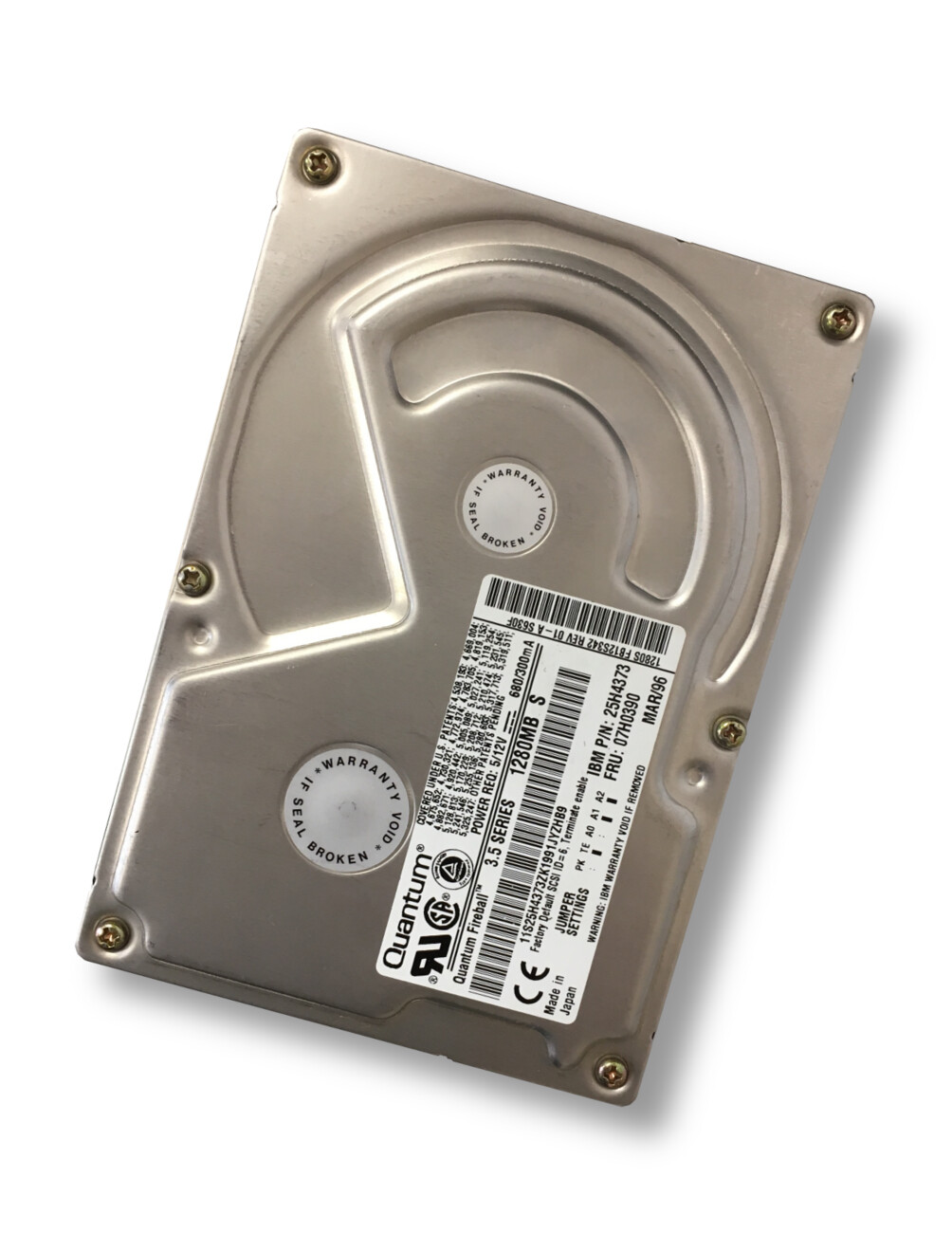 Ibm Quantum Fireball P/n: 25h4373 1 Gb