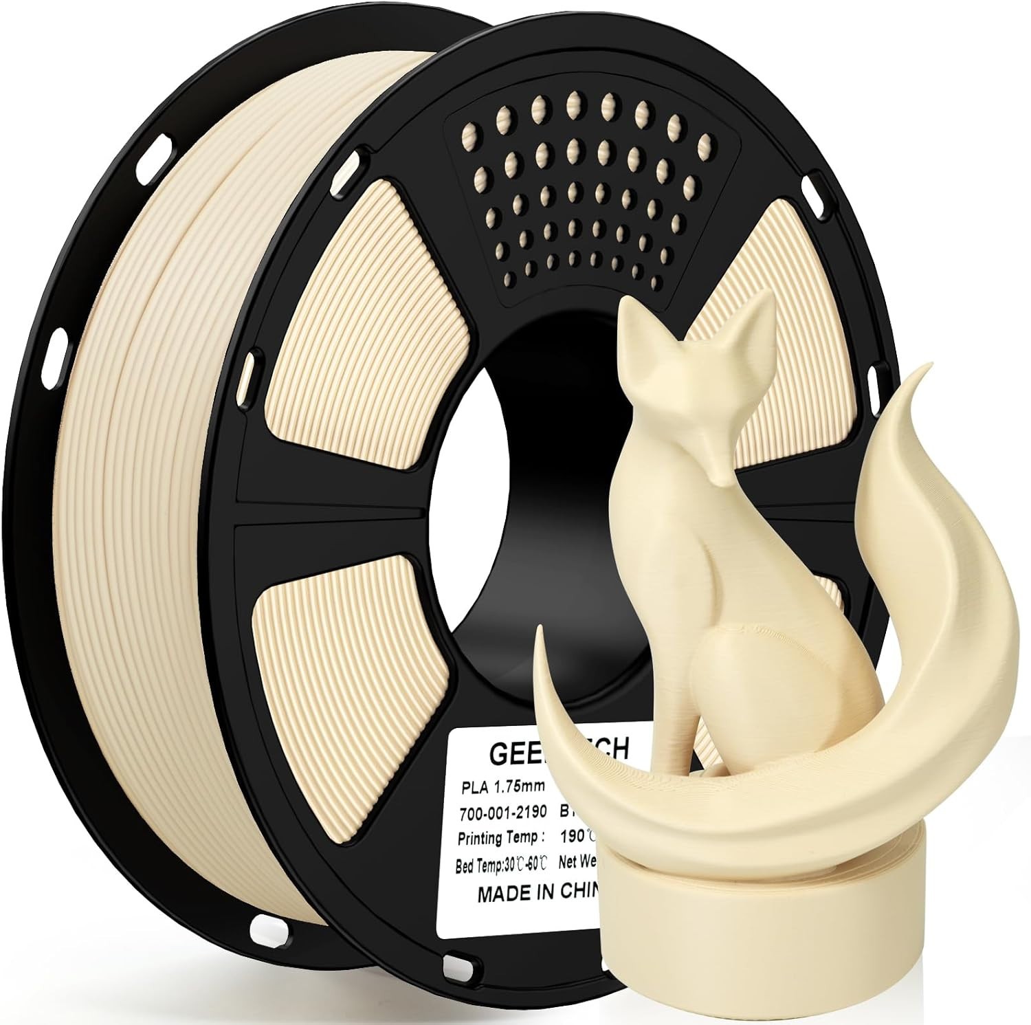 GEEETECH 3D Printer Filament PLA/ABS+/PETG/TPU/ASA 1.75mm Various Color 0.5/1KG