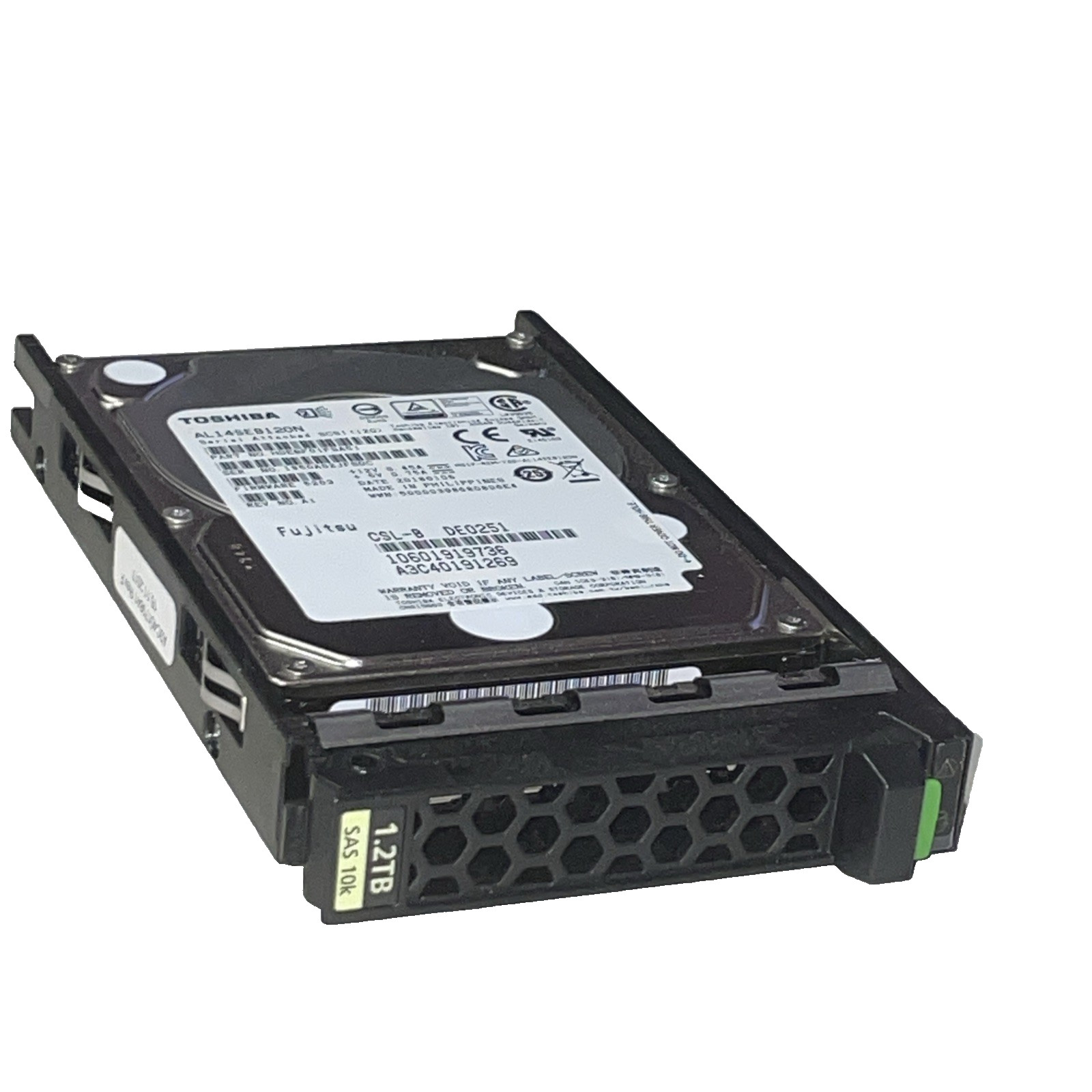 Fujitsu 1.2TB 10K 2.5" SAS-3 12G A3C40191269 10601919736 inc A3C40179841 Caddy