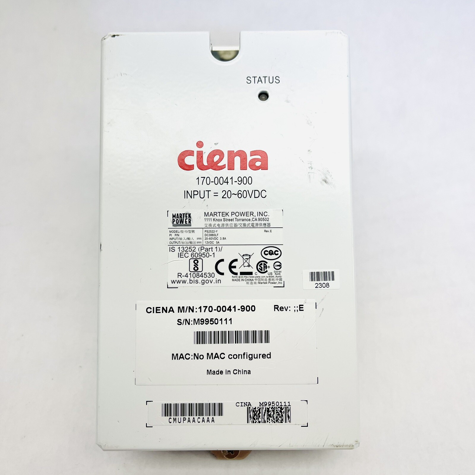 CIENA MARTEK 170-0041-900